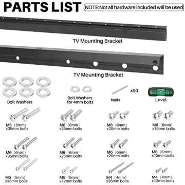 AENTGIU Studless TV Wall Mount, Heavy Duty Drywall TV Bracket Hanger for 32-75 inch Flat Screen TVs, No Stud, No Drill, No Anchors, Easy Install with All Hardware