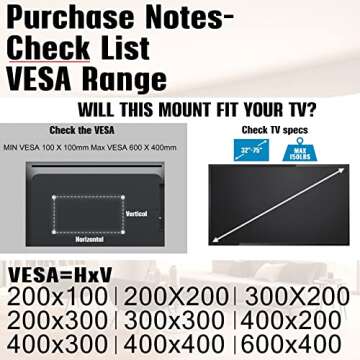 AENTGIU Studless TV Wall Mount, Heavy Duty Drywall TV Bracket Hanger for 32-75 inch Flat Screen TVs, No Stud, No Drill, No Anchors, Easy Install with All Hardware