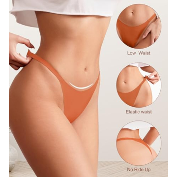 Comfortable DEANGELMON Seamless G-string Thongs for Women