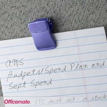 Officemate Cubicle Clips, Metallic, Box Of 24