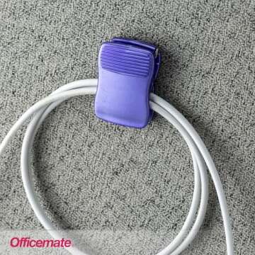 Officemate Cubicle Clips, Metallic, Box Of 24