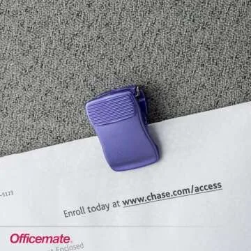Officemate Cubicle Clips, Metallic, Box Of 24