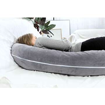AngQi U Shaped Pregnancy Pillow for Ultimate Comfort