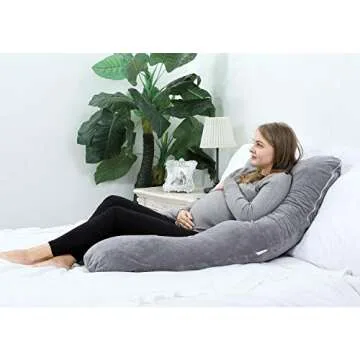 AngQi U Shaped Pregnancy Pillow for Ultimate Comfort