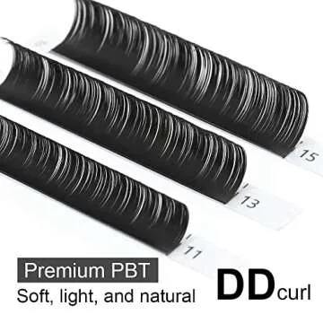 NAGARAKU Individual Lashes - Soft & Lightweight Eyelash Extensions