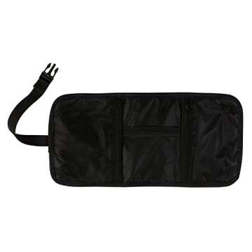 GForce Tech Cable Accessory Organizer | Travel Sized Bag | Electronics Chargers and Cords | Mesh Pockets | Portable | Black