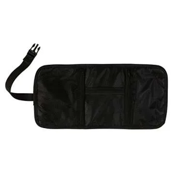 GForce Tech Cable Accessory Organizer | Travel Sized Bag | Electronics Chargers and Cords | Mesh Pockets | Portable | Black