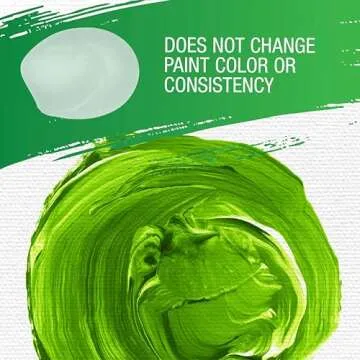 U.S. Art Supply Acrylic Retarder Acrylic Medium, 200ml Tube (6.7 Ounces) - Mixed with Color gives you longer Working Times