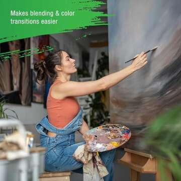 U.S. Art Supply Acrylic Retarder Acrylic Medium, 200ml Tube (6.7 Ounces) - Mixed with Color gives you longer Working Times