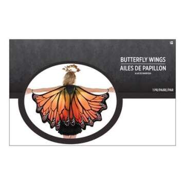Bold & Beautiful Orange Monarch Wings - Perfect for Costumes