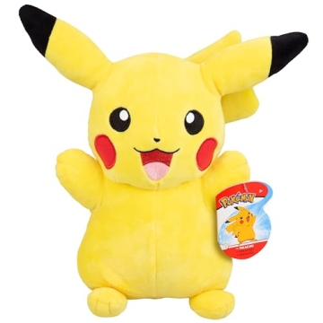12" Pokémon Pikachu Plush - Officially Licensed Soft Stuffed Animal Toy for Kids, Ages 2+