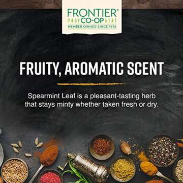 Frontier Co-op Organic Cut & Sifted Spearmint Leaf 1.48oz