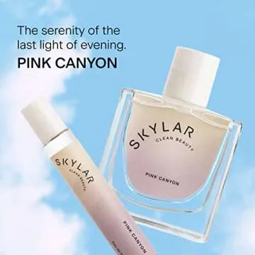 Skylar Pink Canyon Eau de Parfum - Hypoallergenic & Clean Perfume for Women & Men, Vegan & Safe for Sensitive Skin - Notes of Grapefruit, Pink Salt & Cedar - 10mL /0.33 Fl oz