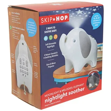 Skip Hop Elephant Baby Soother, Nightlight & Melodies