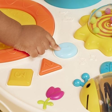 B. toys- B. play- Colorful & Sensory Station- Developmental Musical Learning Toy for Babies- 7 activites- Lights and Sounds Play Table- 6 Months +