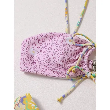 Floral Print Bikini - SOLY HUX High Cut 2 Piece Swimsuit