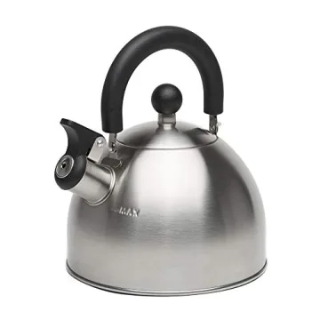 Primula Stewart Whistling Tea Kettle - 1.5 Quart Stainless Steel Quick Boil