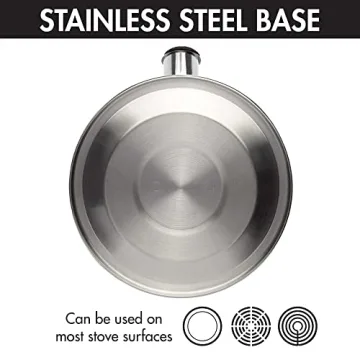 Whistling Stainless Steel Tea Kettle - 1.5 Quart