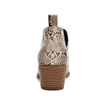 Women's Western Cutout Ankle Boots for Stylish Comfort