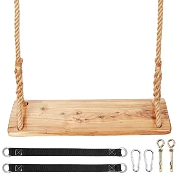 Wooden Tree Swing for All Ages - 500lbs Capacity