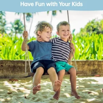 Wooden Tree Swing for All Ages - 500lbs Capacity