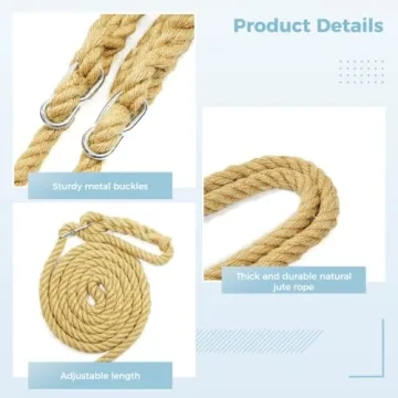 Wooden Tree Swing for All Ages - 500lbs Capacity