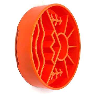 SodaPup Great Outdoors Enrichment Bowl – Durable Slow Feeder Bowl Made in USA from Non-Toxic, Pet-...