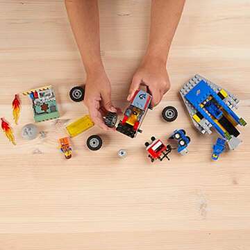 LEGO The Movie 2 Emmet and Benny’s ‘Build and Fix’ Workshop; 70821 Action Car and Spaceship Pl...