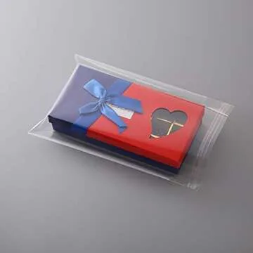 Morepack 200 Pcs Self Sealing Cellophane Bags - Clear Packaging