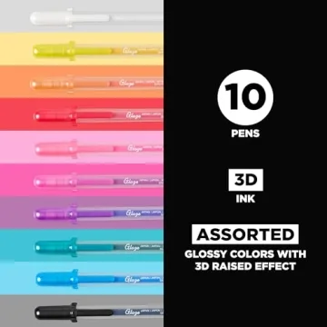 Sakura Glaze 3D Ink Pens - Vibrant Colors for Art Projects