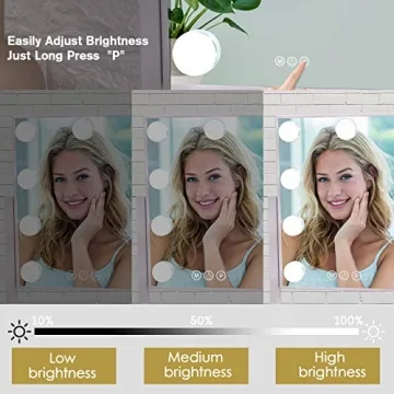 BWLLNI Hollywood Vanity Mirror with Lights and Touch Control