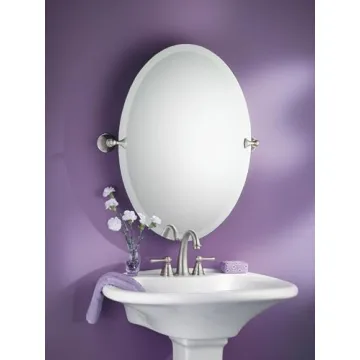 Moen Glenshire Brushed Nickel Oval Bathroom Mirror