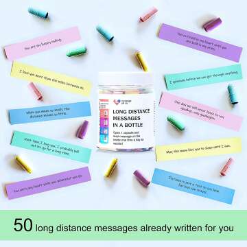 Love Messages in a Bottle for Couples - 50PCS