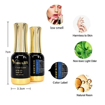 VENALISA Gel Nail Polish, Baby Pink Color Spring Summer Soak Off UV LED Nail Gel Polish Nail Art Starter Manicure Salon DIY at Home