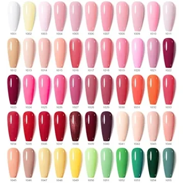 VENALISA Gel Nail Polish, Baby Pink Color Spring Summer Soak Off UV LED Nail Gel Polish Nail Art Starter Manicure Salon DIY at Home