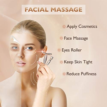 LISAPACK Eye Cream Applicator Wand Set for Puffiness Relief