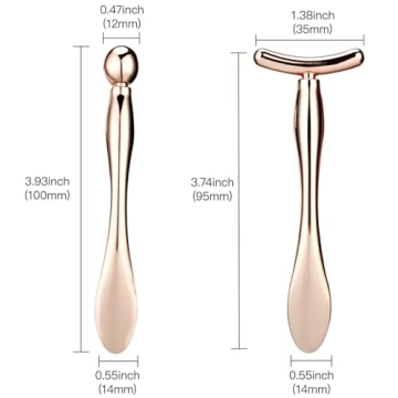 LISAPACK Eye Cream Applicator Wand Set for Puffiness Relief