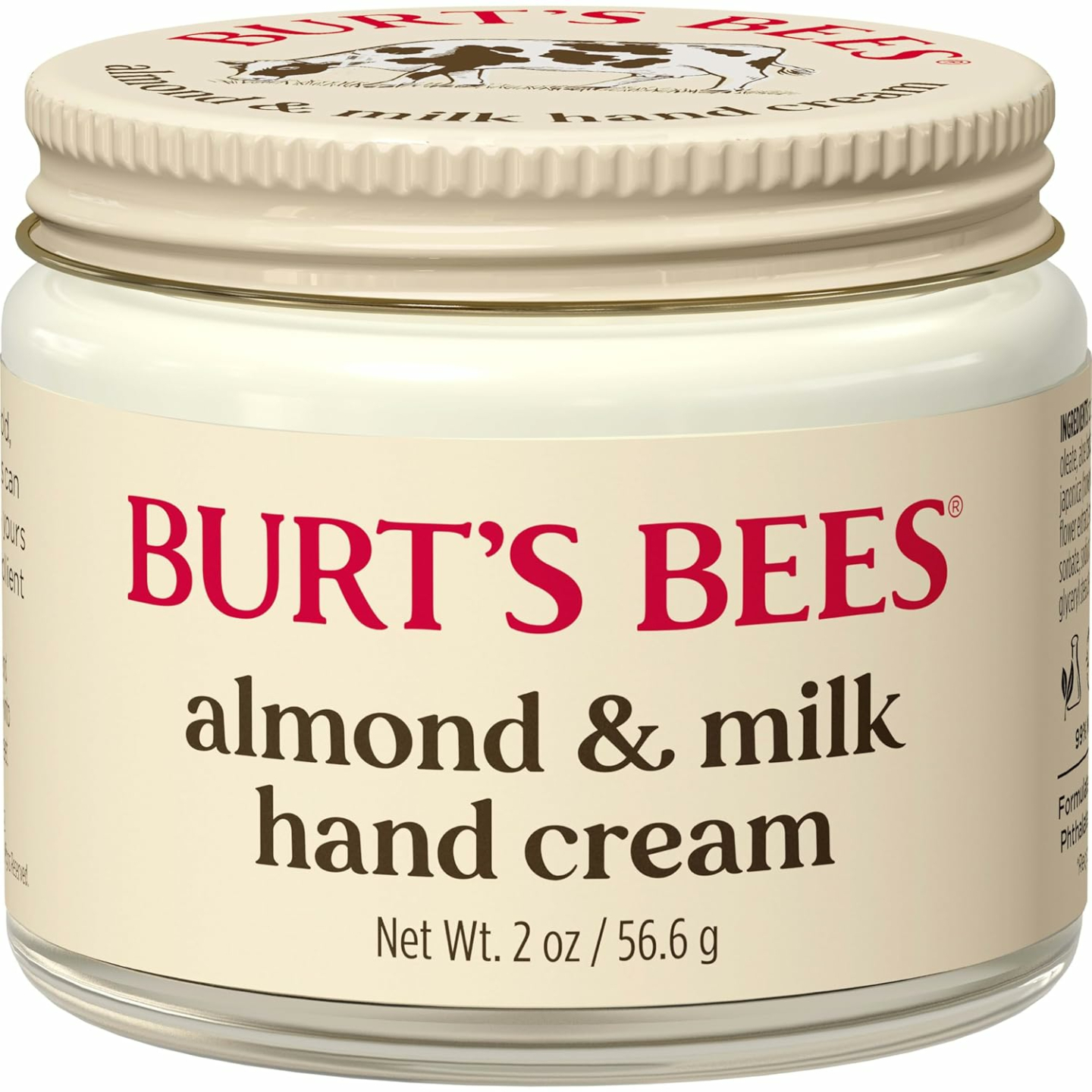 Burt's Bees Almond & Milk Hand Cream 2 Oz - Hydrating