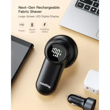 Professional coldSky Fabric Shaver with Digital Display