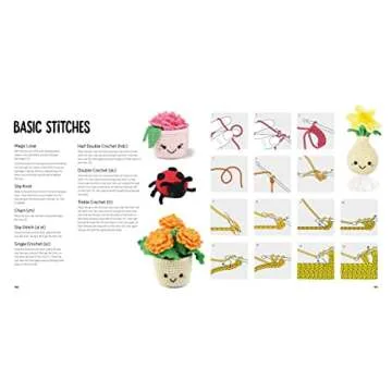 Kawaii Crochet Garden: 40 super cute amigurumi patterns for plants and more