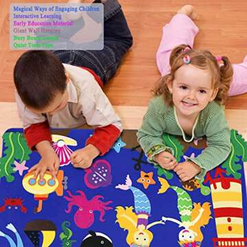 Craftstory Ocean Animals Felt Toys for Kids - 40 Pieces