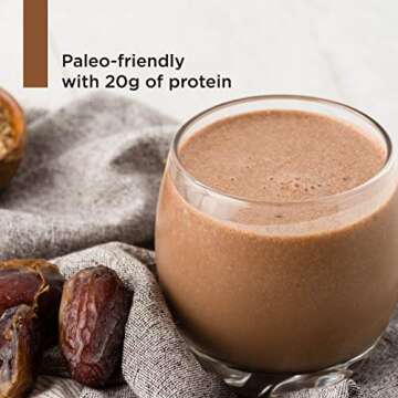 Ancient Nutrition Organic Dark Choc Bone Broth Protein, 18.2 OZ