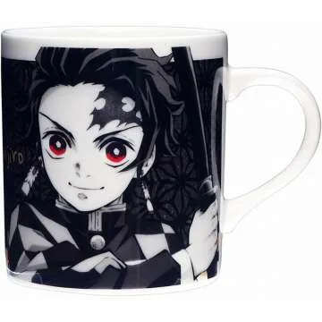 Tanjiro Kamado Monochrome Mug - Demon Slayer Fan Gear