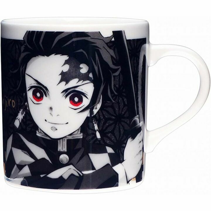 Tanjiro Kamado Monochrome Mug - Demon Slayer Fan Gear