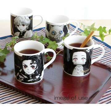 Tanjiro Kamado Monochrome Mug - Demon Slayer Fan Gear
