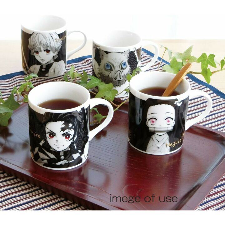 Tanjiro Kamado Monochrome Mug - Demon Slayer Fan Gear