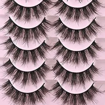 FARRED Mink Lashes - Natural, Fluffy Eyelashes for Daily Use
