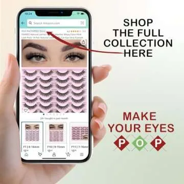 FARRED Mink Lashes - Natural, Fluffy Eyelashes for Daily Use