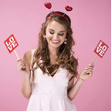 Xqumoi 18Pcs Valentine’s day Conversation Heart Candy Earrings Hug Me Be Mine Resin Heart Pendant Earrings with Hypoallergenic Stainless Steel Hooks Jewelry Accessories Valentine Gift for Women