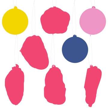 A1diee 8Pcs Pink Car Air Fresheners for a Cute Decor